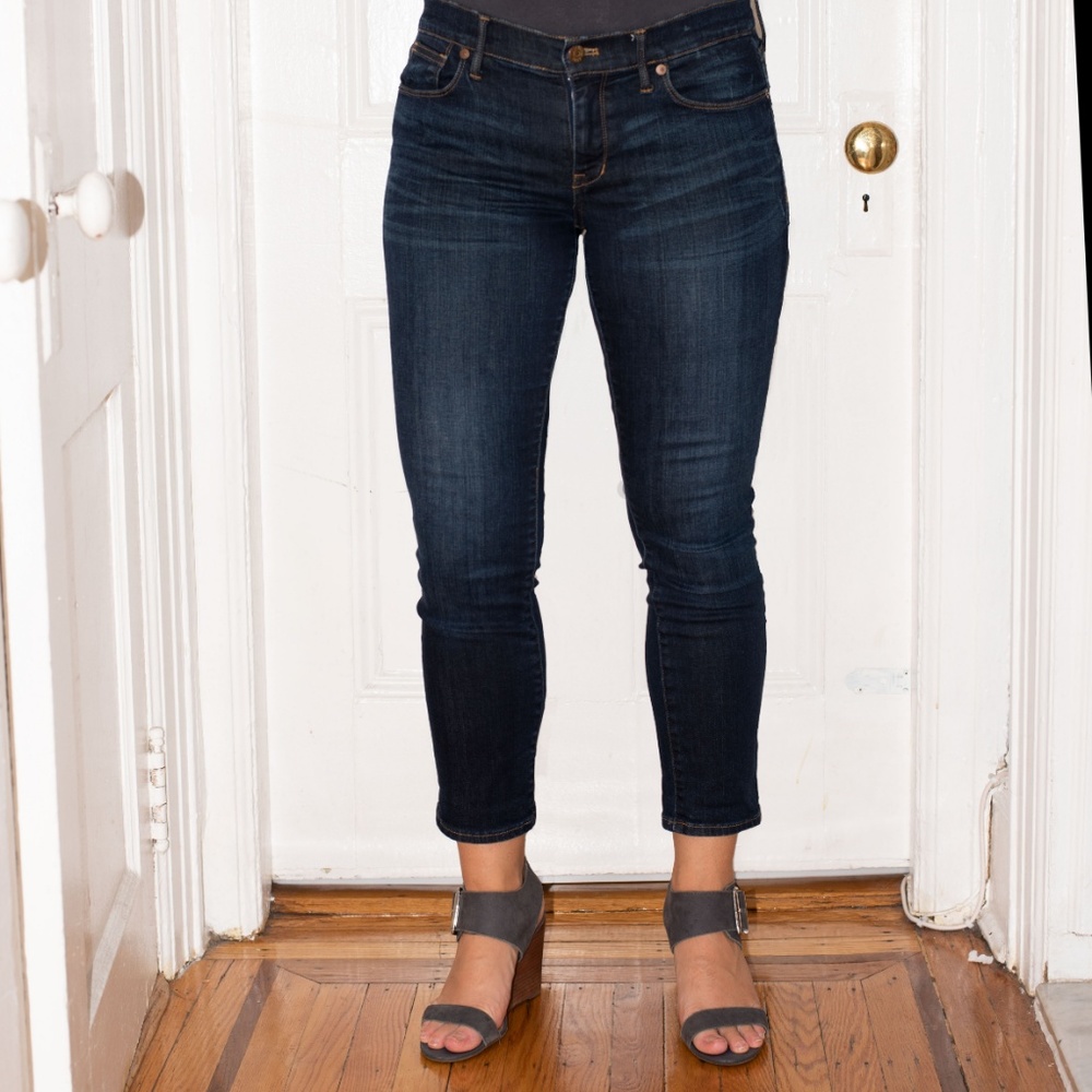 Madewell Darkwash Crop